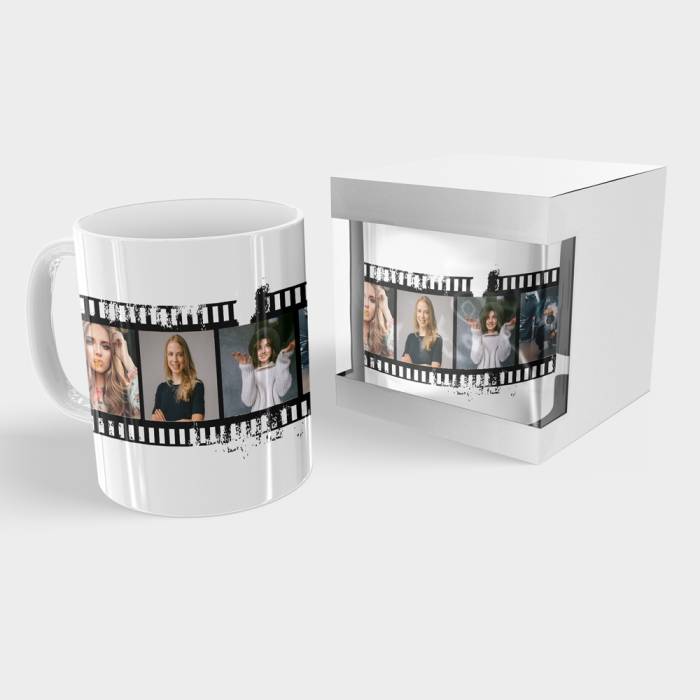 Personalizirana skodelica s fotografijami v filmskem traku