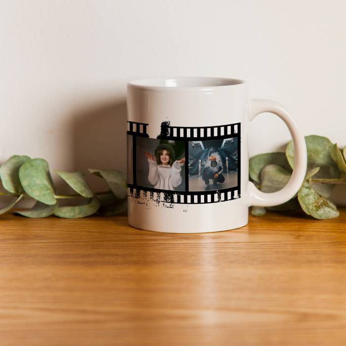Personalizirana skodelica s fotografijami v filmskem traku