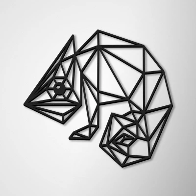 Okrasna slika Kameleon