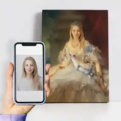 Personalizirana kraljevska slika – Lady