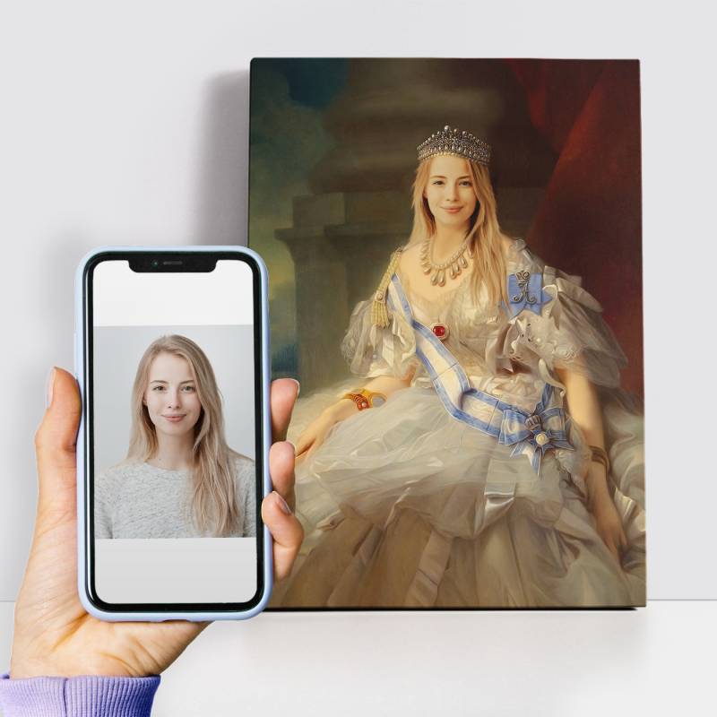 Personalizirana kraljevska slika – Lady