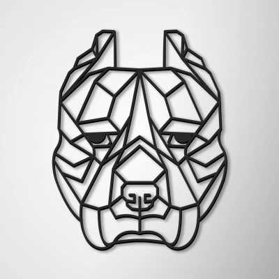 Stenska dekoracija - Pitbull