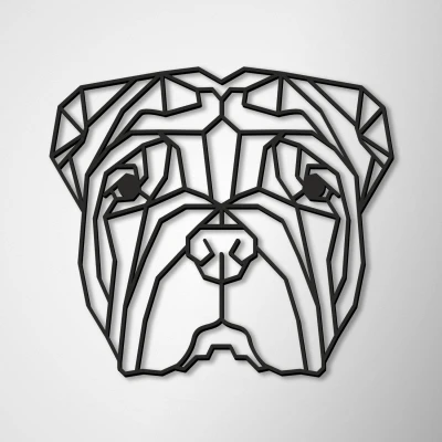 Stenska dekoracija - Shar Pei