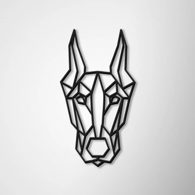 Stenska dekoracija - Doberman