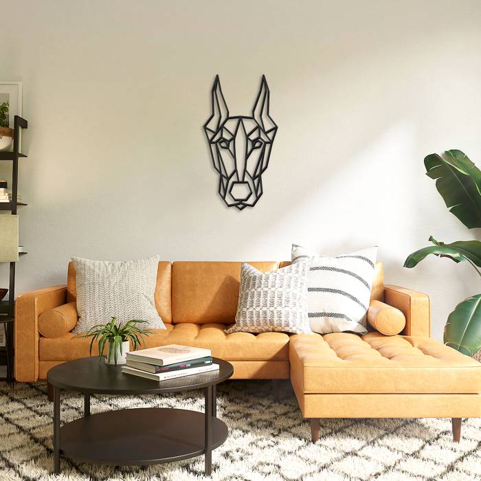 Stenska dekoracija - Doberman