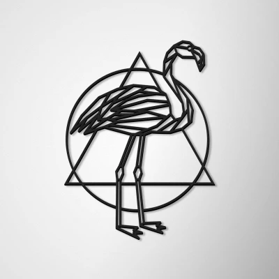 Okrasna slika Flamingo