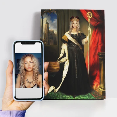 Personalizirana kraljevska slika – Podkraljica