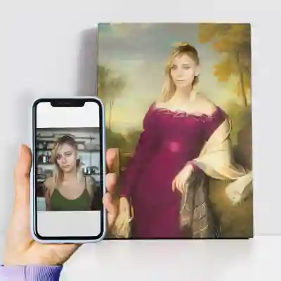 Personalizirana kraljevska slika – Plemenita gospa