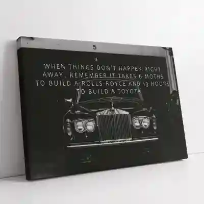 Platno Rolls Royce