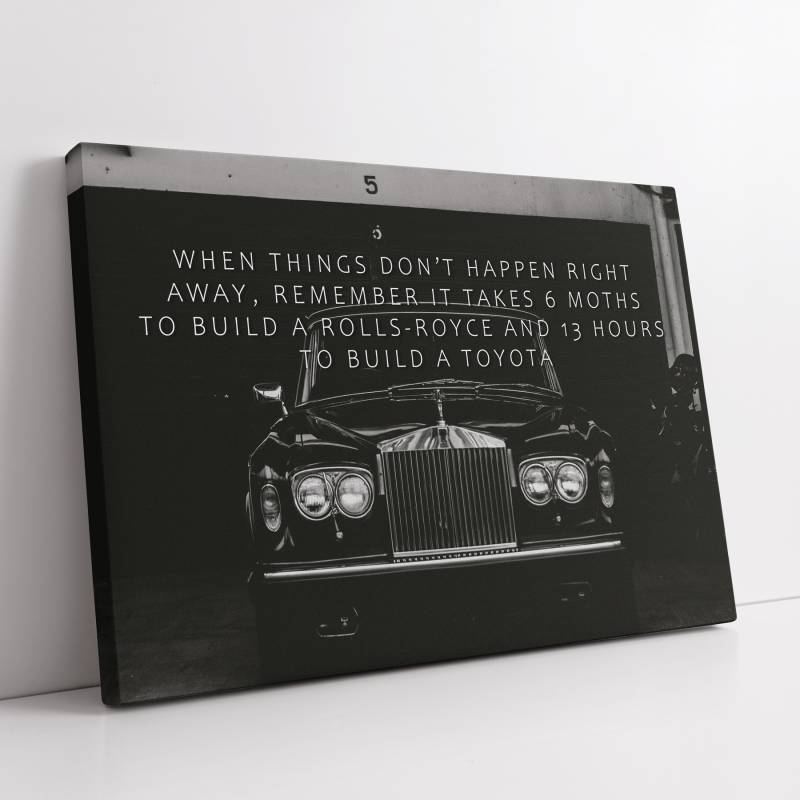 Platno Rolls Royce