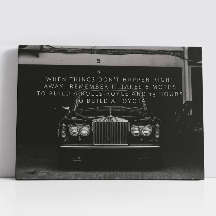 Platno Rolls Royce