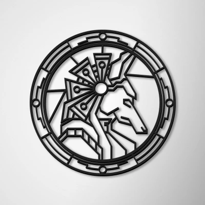 Stenska dekoracija -  volkodlak