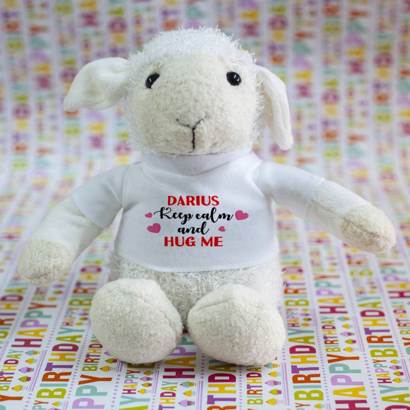 Ovčka - Personalizirana plišasta igrača Keep Calm