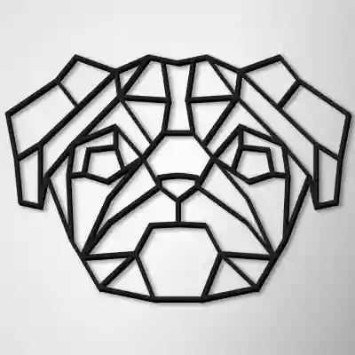Stenska dekoracija - Mops