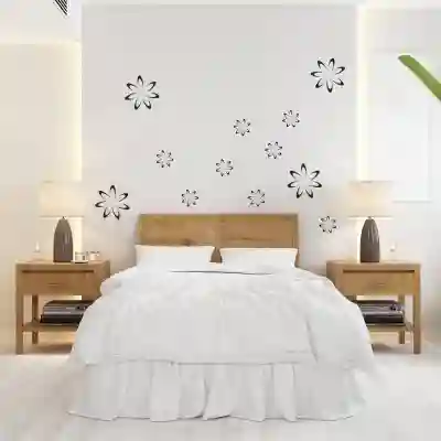 Set 12 cvetličnih nalepk