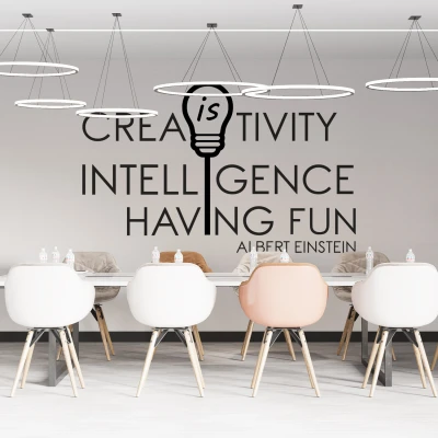 Stenska nalepka za pisarno – Kreativnost