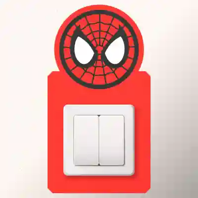 Stenska nalepka za stikalo Spiderman