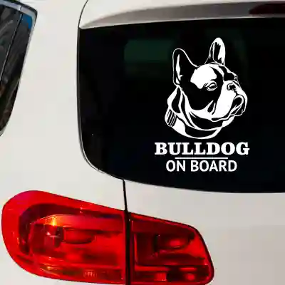 Nalepka za avto - BullDog