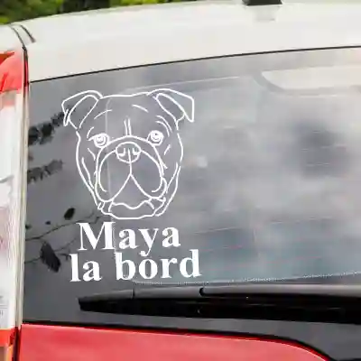 Nalepka za avto - BullDog