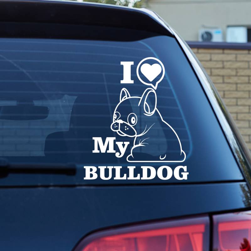 Nalepka za avto - BullDog