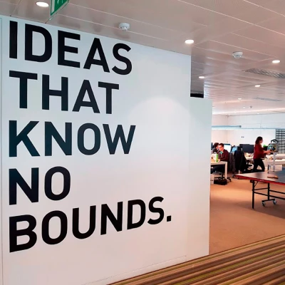 Stenska nalepka za pisarno – Ideje