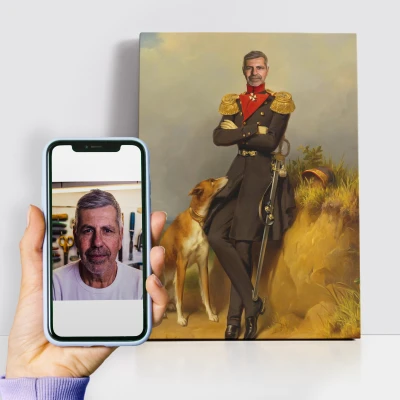 Personalizirana kraljevska slika – Vitez