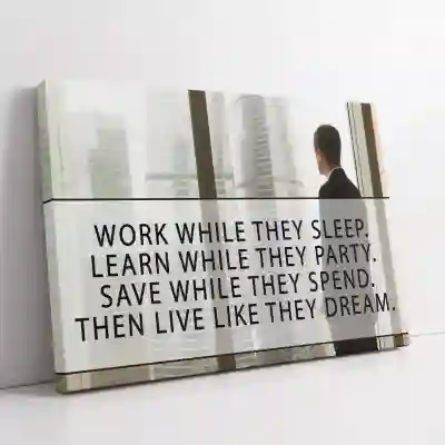 Personalizirano platno - Work While