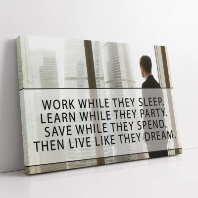 Personalizirano platno - Work While