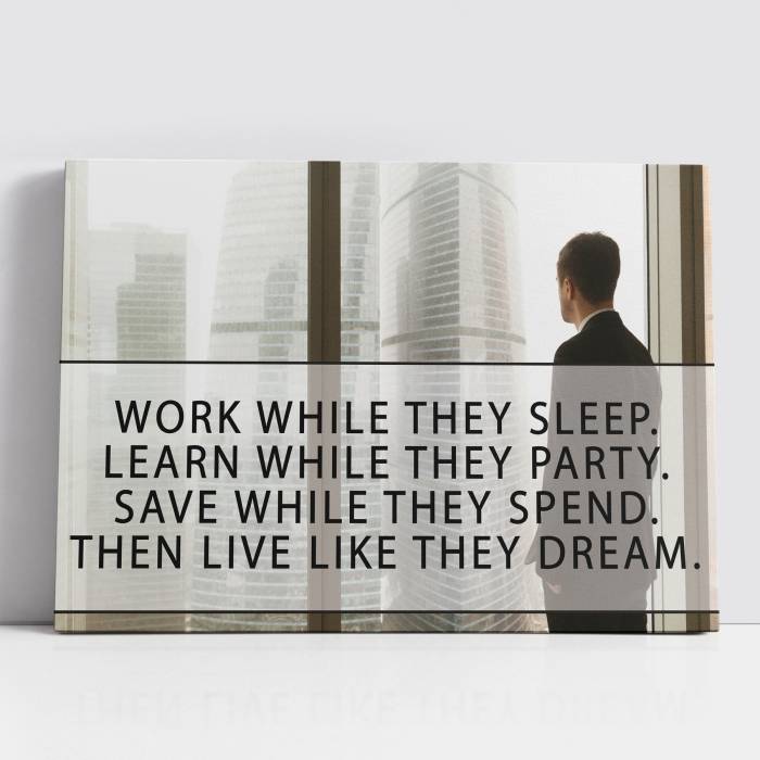 Personalizirano platno - Work While