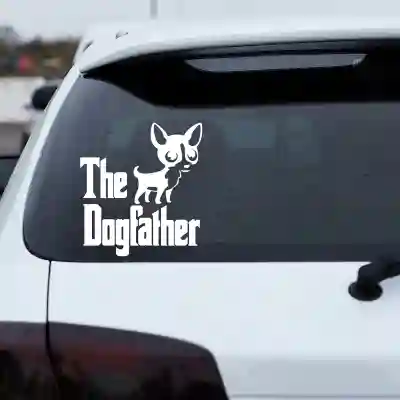 Nalepka za avto - The Dog Father
