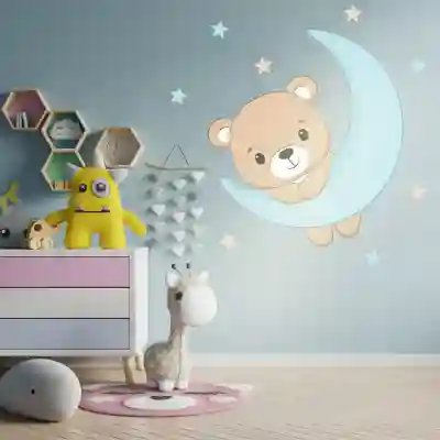 Stenska nalepka dekorativni Medvedek