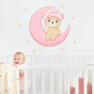 Stenska nalepka Soba deklice