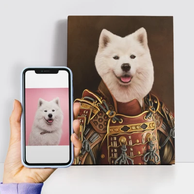 Personalizirana kraljevska slika – Viteški pes