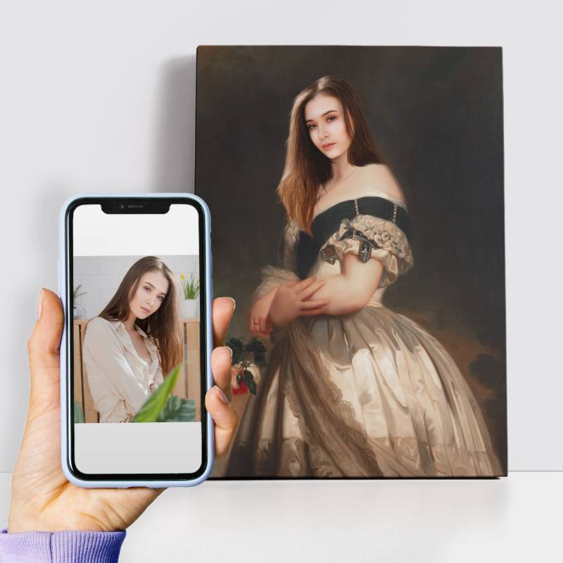 Personalizirana kraljevska slika – Grofica