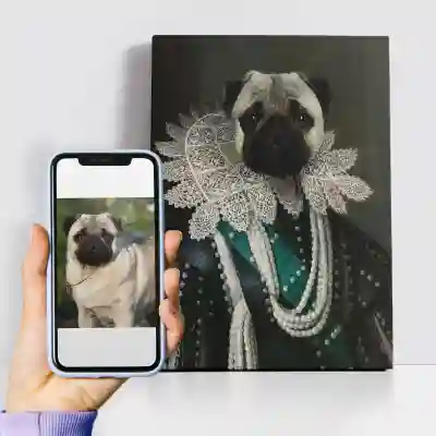 Personalizirana kraljevska slika – Cesarski pes
