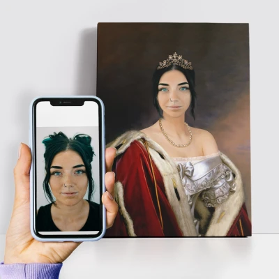 Personalizirana kraljevska slika – Baronica