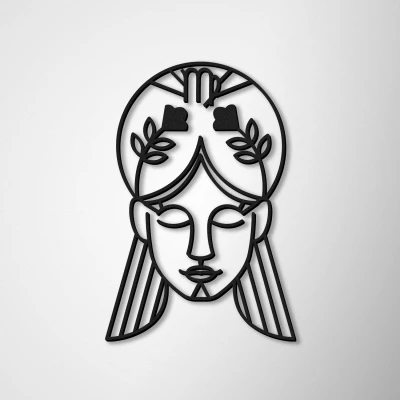 Dekoracije za steno-Devica