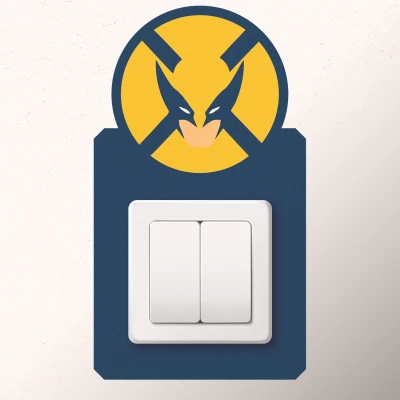 Stenska nalepka za stikalo Wolverine